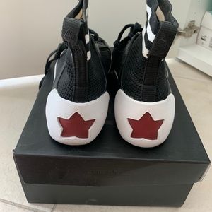 Women ASH Ninja 480082 White Fabric Sock Sneakers